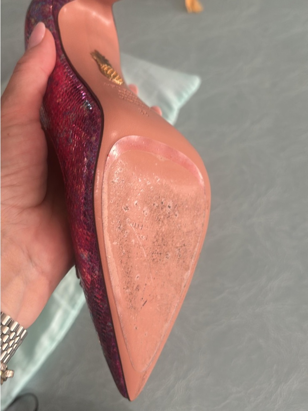 Aquazzura Love Me Pumps Size 38 - Picture 5 of 6
